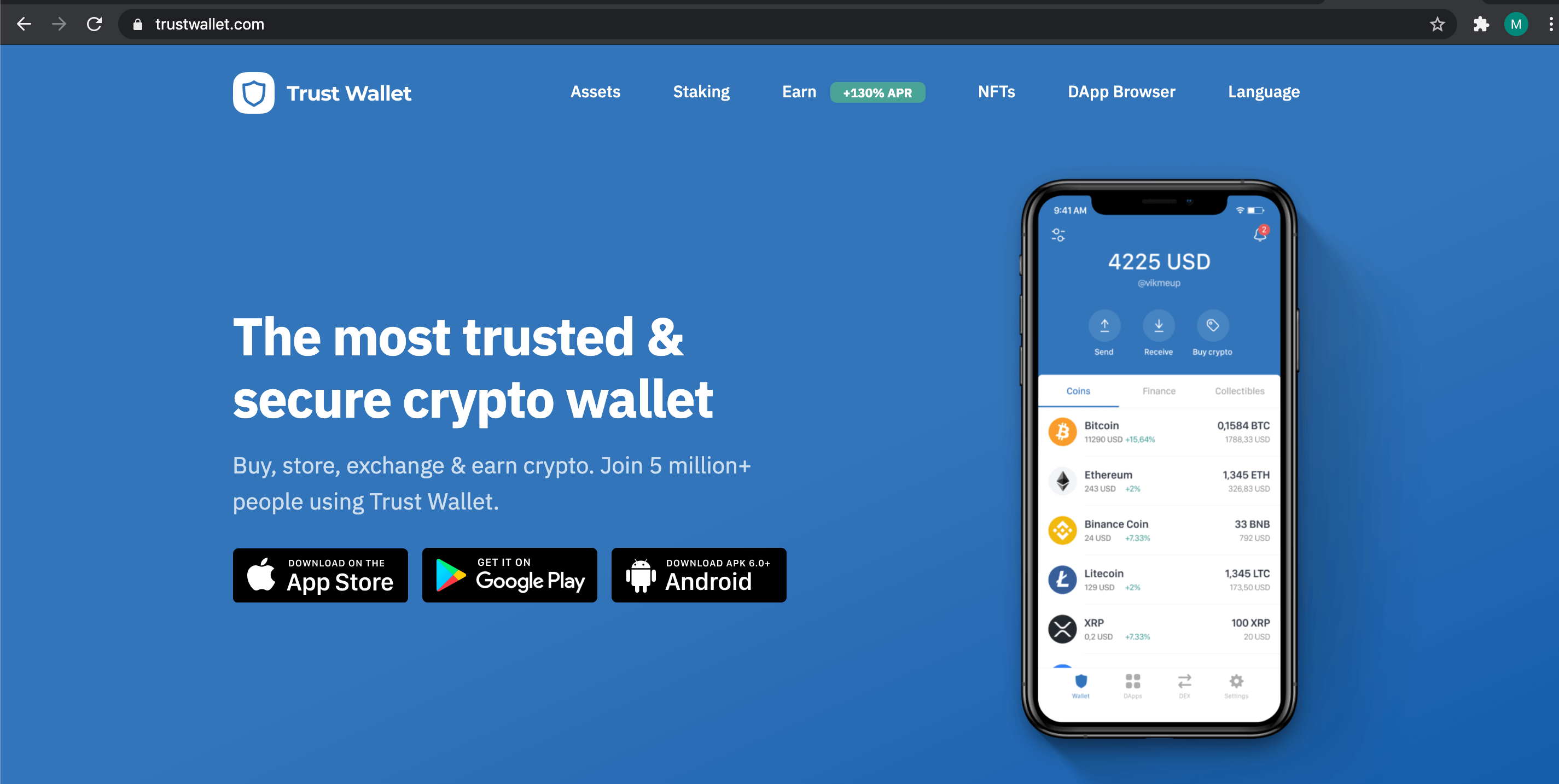 Carteira Bitcoin TrustWallet